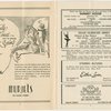 Program (Feb. 26-Mar. 3, 1951) for the pre-Broadway tryout of The King and I at the Shubert Theatre (New Haven, Conn.)