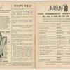 Program (dated 5/28/1951) for The King and I