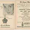 Program (dated 5/28/1951) for The King and I