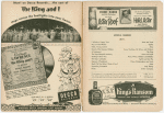 Program (dated 5/28/1951) for The King and I