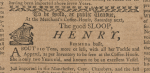 Ad: The Good Sloop, Henry
