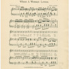 When a woman loves