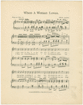 When a woman loves