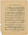 When a woman loves