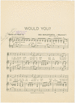 Would you