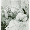 Yul Brynner (The King) and Patricia Morison (Anna Leonowens replacement) in The King and I