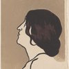 Profile portrait of woman