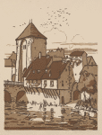 Vieilles maisons à Moret