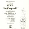 Souvenir program featuring Celeste Holm (Anna Leonowens replacement) for The King and I
