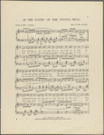 At the sound of the signal-bell