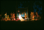 Gertrude Lawrence (Anna Leonowens), Dorothy Sarnoff (Lady Thiang), Doretta Morrow (Tuptim), Sandy Kennedy (Louis Leonowens) and Royal Wives and Children in The King and I