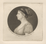 Physionotrace portrait of Lady Mount Cashell