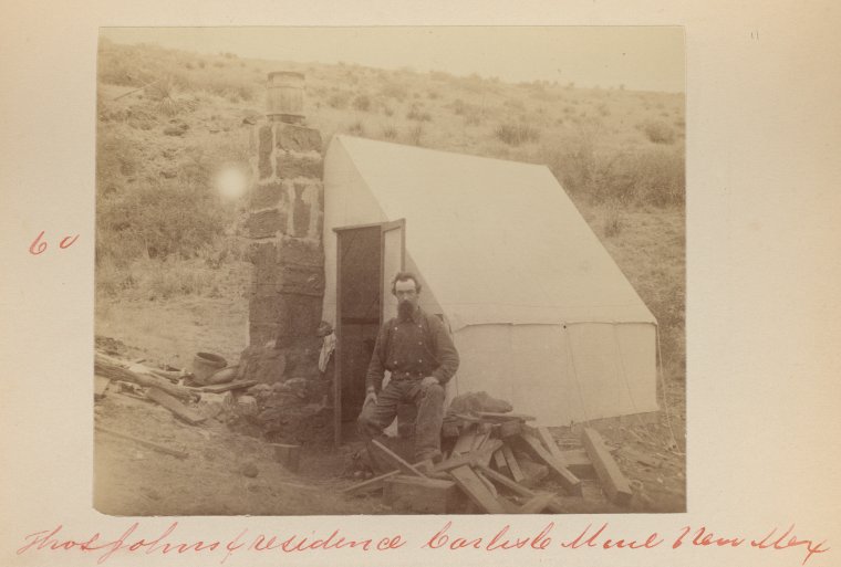 Thomas Johns & residence, Carlisle Mines, New Mexico - NYPL Digital ...