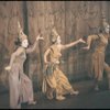 Wonci Lui (Little Eva), Julie Oser (Topsy), Yuriko (Eliza) and Marion Jim (Angel/George) in the 1960 revival of The King and I