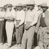 Mexican, Negro and white striking cotton pickers in solidarity