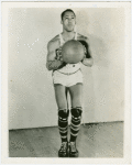 Hillary Brown, forward for the Harlem Globetrotters, ca. 1940
