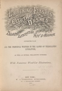 Lightning flashes and electric dashes, 