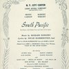 Souvenir program for the 1957 revival of South Pacific