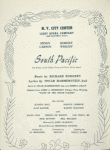 Souvenir program for the 1957 revival of South Pacific