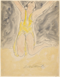 Isadora Duncan (on knees, yellow tunic)