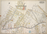 Queens, Vol. 2A, Double Page Plate No. 17; Part of Ward Two Newtown. [Map bounded by Stoutenburgh St., Nagy St., Maurice Ave., Lauronson St., South Railroad Ave., Queens Blvd.; Including Vankleeck PL., Grand St., Division Ave., Whitlock Ave., Borden Ave., Burrough Ave.]; Sub Plan No. 1; [Map bounded by Clinton Ave., Hamilton PL., Columbia Ave., Perry Ave., Grand St., Muller St., Columbia PL., Brown PL., Juniper Ave., Whitlock Ave.]; Sub Plan No. 2; [Map bounded by Queens Blvd., Van kleeck PL., Simonson PL., Grand St.]