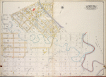 Queens, Vol. 2A, Double Page Plate No. 32; Part of Ward Two Newtown. [Map bounded by Martense St., Unity St., Tiemann Ave.; Including Flushing River, Verona St., Marlowe Ave.]