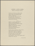Gypsy love song
