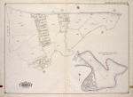 Queens, Vol. 1A, Double Page Plate No. 29; Part of Ward 4 Jamaica. [Map bounded by Rockaway Blvd., Meadow Rd., New Lane, Meadow Lane]; Sub Plan From Plate No. 32.;[Map bounded by Hook Creek, Rockaway Turnpike, 1st St., Dock St., 2nd St., Plaza]