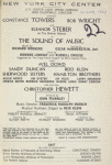 Program for the 1967 revival of The Sound of Music