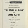 Program for the pre-Broadway try-out (October 3-10, 1959) of The Sound of Music at the Shubert Theatre (New Haven, Conn.)