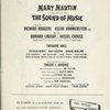 Program for the pre-Broadway try-out (October 3-10, 1959) of The Sound of Music at the Shubert Theatre (New Haven, Conn.)
