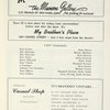 Program for the pre-Broadway try-out (October 3-10, 1959) of The Sound of Music at the Shubert Theatre (New Haven, Conn.)