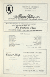 Program for the pre-Broadway try-out (October 3-10, 1959) of The Sound of Music at the Shubert Theatre (New Haven, Conn.)
