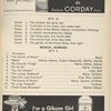 Program (dated 11/20/1961) for The Sound of Music with Martha Wright (Maria Rainer replacement)