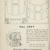 Program for the opening night (12/25/1940) of Pal Joey