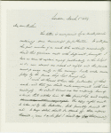 Irving's letter to his older brother Ebenezer in New York, enclosing the manuscript of the first part of The sketch book. Shortly thereafter Irving reconsidered this suggestion, and, with Henry Brevoort's advice, made other publishing arrangements.