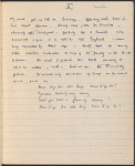 Addenda to autobiography. Holograph notebook. 11 brief autobiographical sketches