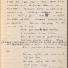 Addenda to autobiography. Holograph notebook. 11 brief autobiographical sketches