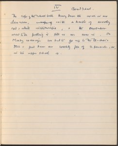 Edward Thomas collection of papers