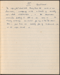 Addenda to autobiography. Holograph notebook. 11 brief autobiographical sketches