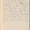 Addenda to autobiography. Holograph notebook. 11 brief autobiographical sketches