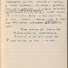 Addenda to autobiography. Holograph notebook. 11 brief autobiographical sketches