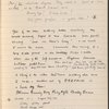 Addenda to autobiography. Holograph notebook. 11 brief autobiographical sketches