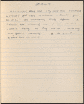 Addenda to autobiography. Holograph notebook. 11 brief autobiographical sketches