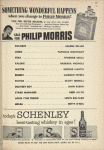 Program (dated 12/24/52) for the 1952 revival of Pal Joey