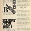 Program for the 1961 revival of Pal Joey