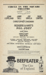 Program for the 1976 revival of Pal Joey