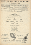 Program for the 1954 revival of Carousel