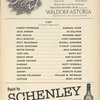 Program for the 1954 revival of Carousel