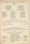 Program for the 1954 revival of Carousel